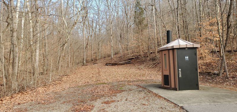 The trail is not well marked at the end near the lake. The trailhead is just behind the vault toilet.