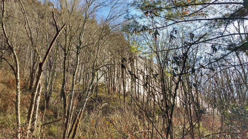 View of the Great Wall in the winter.