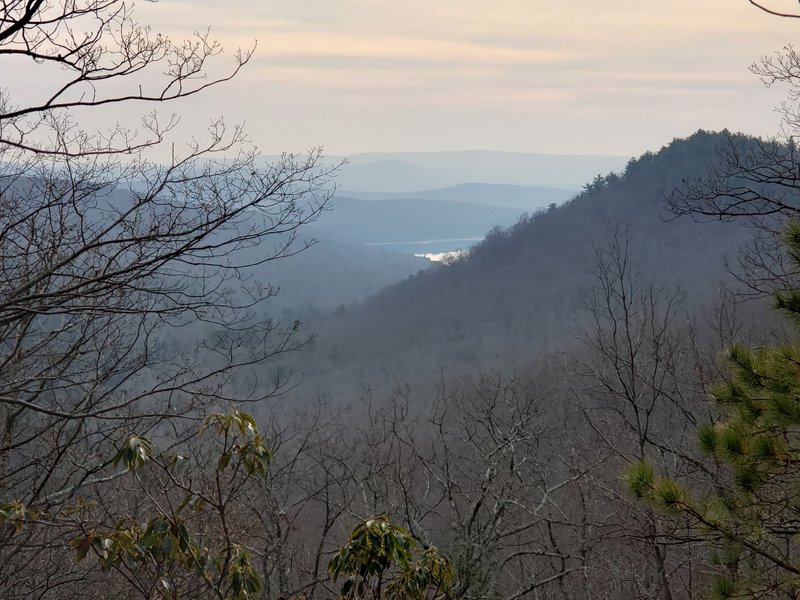 Best view toward southwest and Chambersburg reservoir.