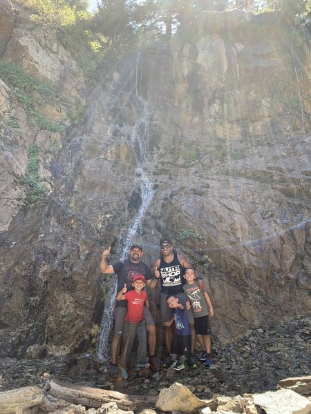 Waterfall Trail: Father's with sons Hike 2019