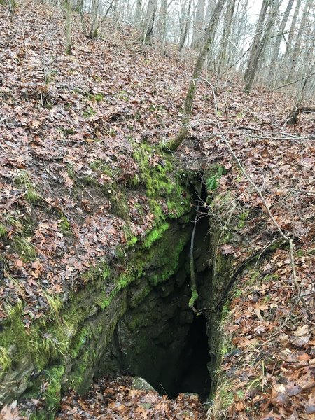 Awesome land crevasses can be found slightly off trail!