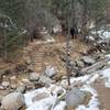 One of the many creek crossings.