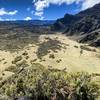 The grasslands at this end of the hike are almost polar opposite to the barren landscape at the start.