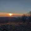 Sunset from the top of Hook Mt.