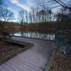 Fishing platform at Hidden Pond