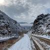 Snowy canyon hike