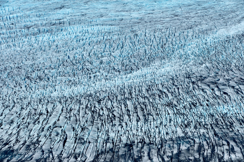 The Grey Glacier, viewed from the top of the John Gardner Pass