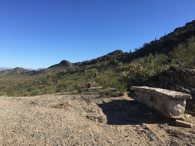 A nice bench at the pass