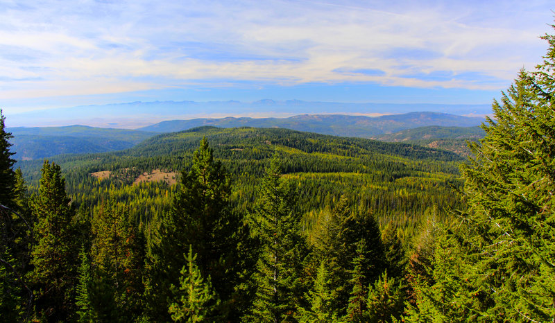 View of the Elkhorns to the west. Location on map is approximate.