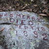 Dogtown Commons Burial stone.