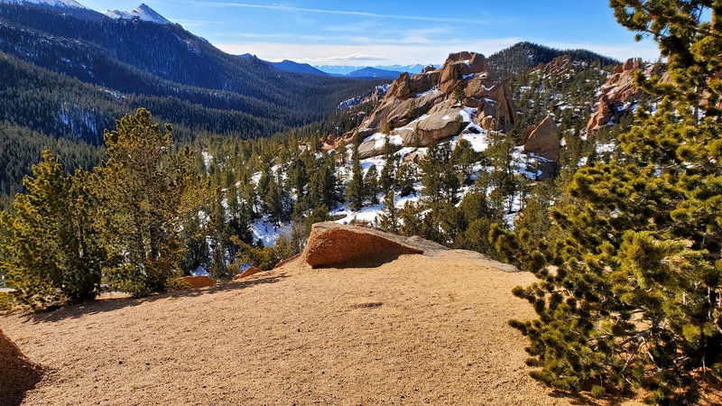 Summit view from the Crags