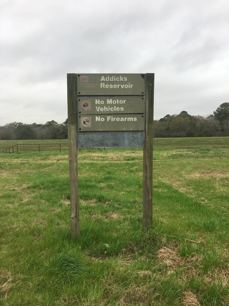 Entrance to Addicks Reservoir at Langham Creek