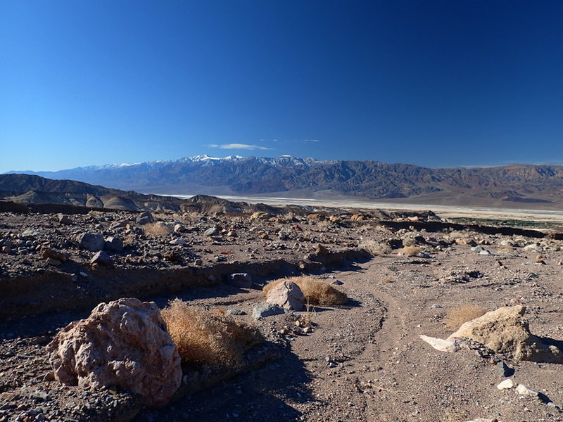 Telescope Peak from the Funeral Slot Canyon wash