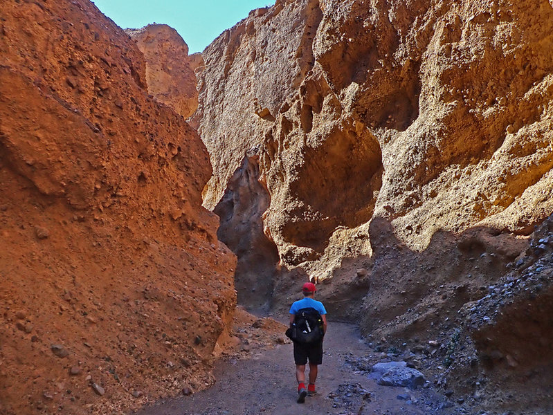 In the main canyon of Funeral Slot Canyon