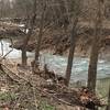 Hart Creek during higher water. This can be tough to cross!