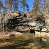 The natural bridge during semi-high water!