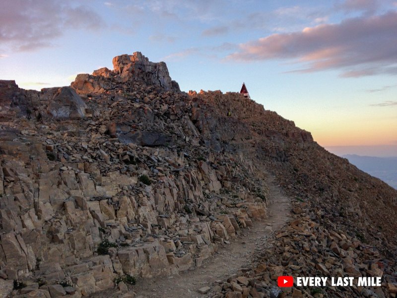 The last 800 feet to Timpanogos summit