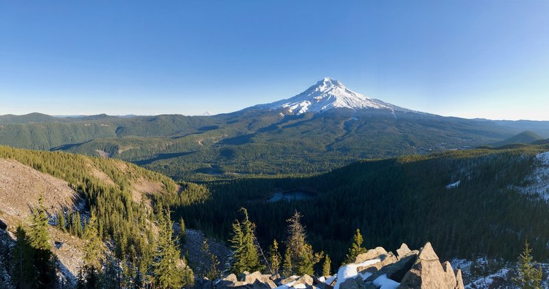 Mt Hood and Mirror Lake from TDH