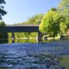 Horse Crossing at Schofield Ford Covered Bridge