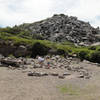 Kids playing by the rock pile at Halibut Point