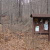 Eastern end of Crane Trail is best located by looking for trail kiosk and sign from railroad tracks. GPS receiver recommended.