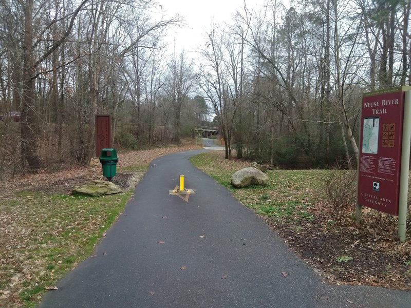 Trailhead sign