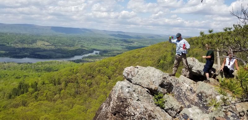 Views of the Maury River from an overlook just off the trail.