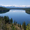 Looking down Holland Lake