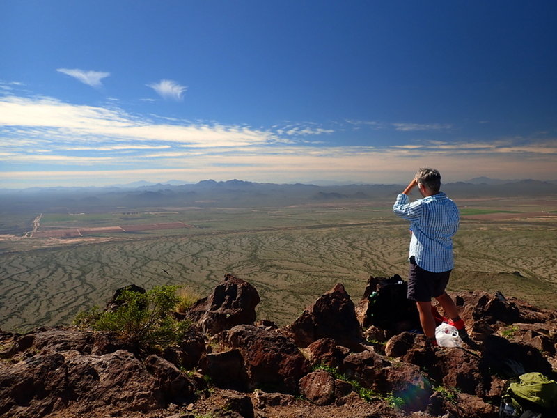 View west from the summit