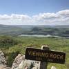 Viewing Rock has views left towards West Virginia, including Lake Merriweather and the nearby Goshen Scout Reservation.