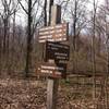 Intersection with Appalachian Trail.