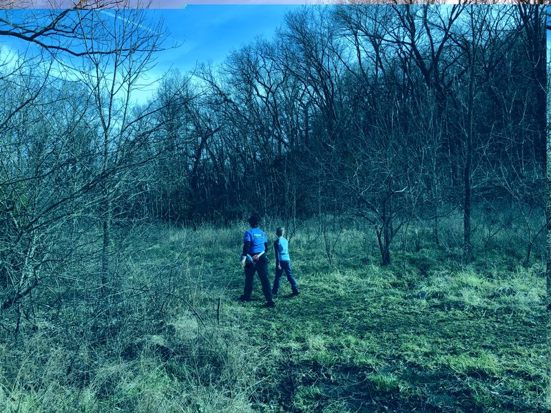 This is where the main line trail turns into the Hillside Loop