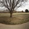 wide view of the walking path