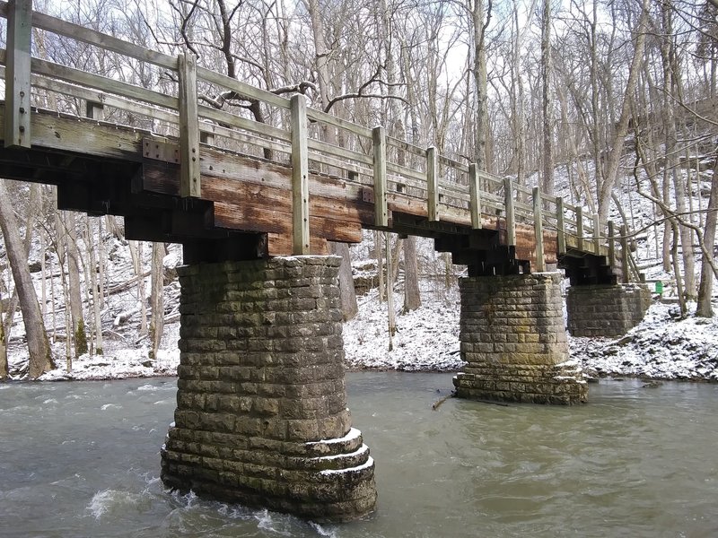 Bridge at John Bryan State Park.