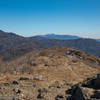 The tall peak in the distant center is your goal, the high point of the South Korean peninsula, Cheonwangbong.