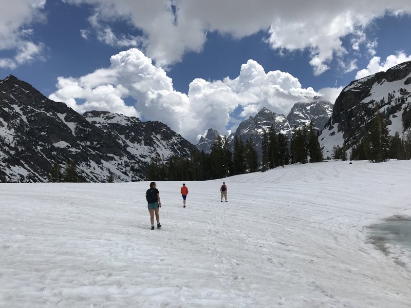 Awesome view walking away from Lake Solitude.