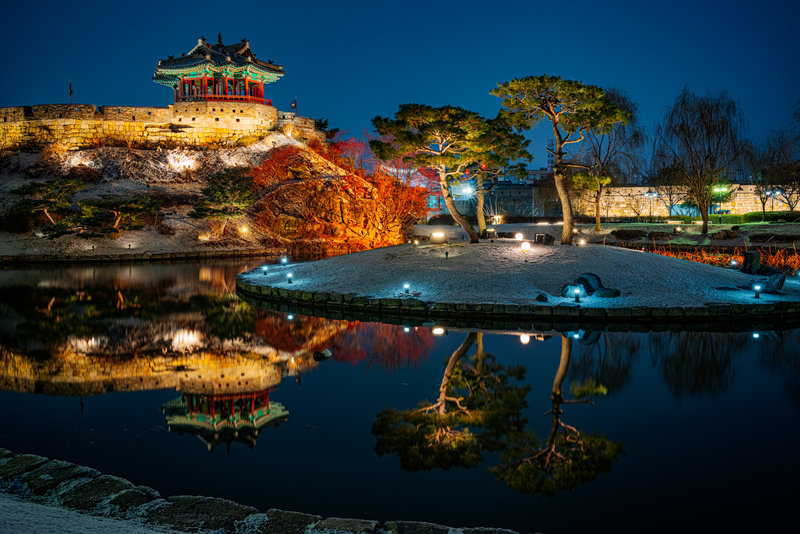 The Hwaseong Fortress Pond