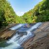 Hiking at Tallulah Gorge alongside Oceana Falls