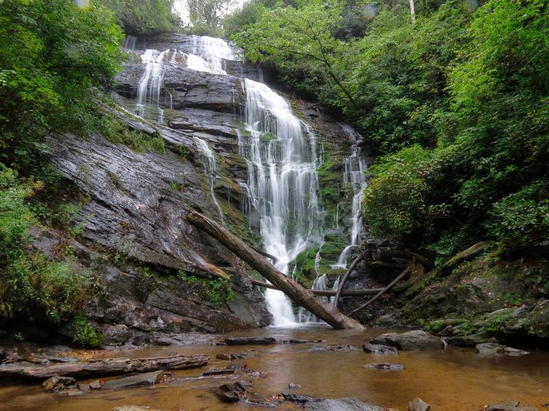 Visiting King Falls at the end of the trail