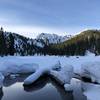 Lichtenwasser Lake in the winter