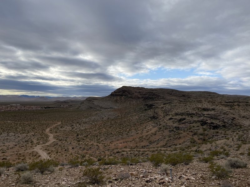 Top of the big hill.