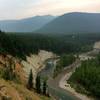 The Flathead River at the edge of Glacier National Park.