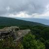 A rocky overlook on the North Marshall Trail.