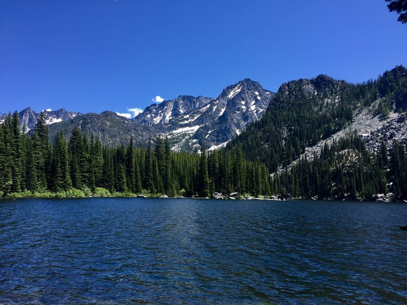 Stuart Lake on the outskirts of the Enchantments.