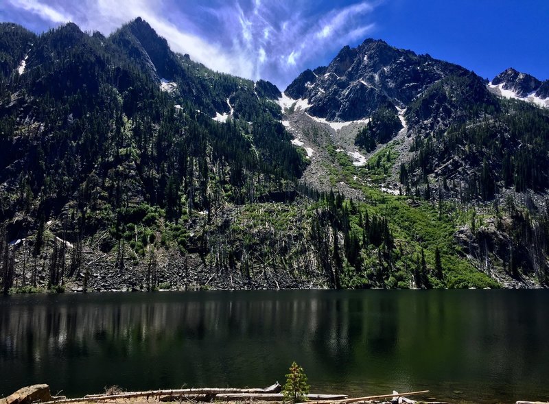 Mountains above Eightmile Lake.