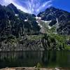 Mountains above Eightmile Lake.