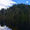 Smooth waters at Fragrance Lake.