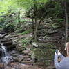 Taking snapshot of Rainbow Falls