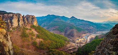 Panorama of the Junwangsan Park Entrance