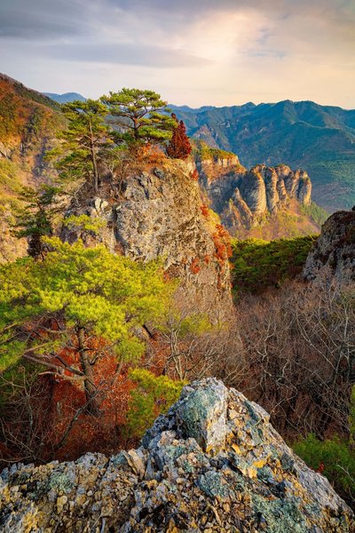 View from the Janggunbong ridgeline